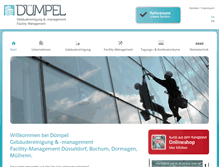Tablet Screenshot of duempel.com