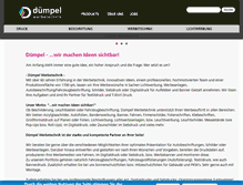 Tablet Screenshot of duempel.de
